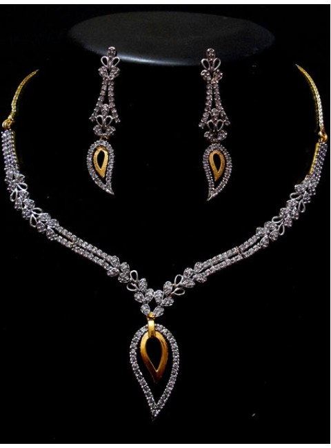 CZ Necklace Set